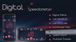 Digital Speedometer - GPS Odometer app offline HUD image 5