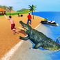 Ikona apk Crocodile Simulator 2019: Beach & City Attack