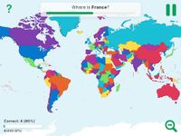 Weltkarte Geographie, Hauptstädte, Flaggen, Länder Screenshot APK 2