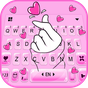 Love Pink Heart Tema de teclado APK