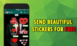 Romantic Love Stickers WAStickerApps ekran görüntüsü APK 3