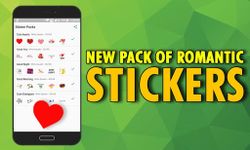 Скриншот 2 APK-версии Romantic Love Stickers WAStickerApps