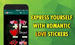 Romantic Love Stickers WAStickerApps captura de pantalla apk 1