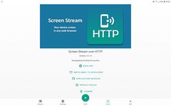 Captura de tela do apk Screen Stream over HTTP 