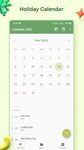 Holiday Calendar zrzut z ekranu apk 1