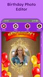 birthday photo frame with name and photo ekran görüntüsü APK 1