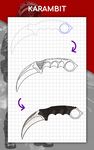 How to draw weapons 屏幕截图 apk 3