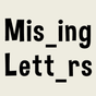 Missing Letters for Kids