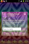 Скриншот  APK-версии Тема Зебра GO SMS