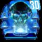 Neon Tech Skull Themes HD Wallpapers 3D icons APK
