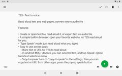 Captură de ecran T2S: Text to Voice - Read Aloud apk 6