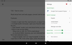 Captură de ecran T2S: Text to Voice - Read Aloud apk 5