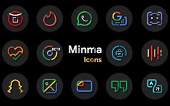 Скриншот 5 APK-версии Minma Icon Pack