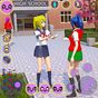 Cô gái-Anime High School Gươm Trò đùa chiến đấu