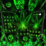 Fire Weed Rasta Themes HD Wallpapers 3D icons obrazek 