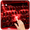 Red Lightning Keyboard Theme 
