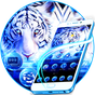 Ikon apk Tema Harimau Putih Biru