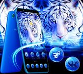 Gambar Tema Harimau Putih Biru 1