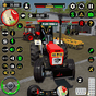 Icono de cadena remolque tractor empujar simulador
