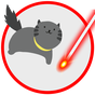 Ícone do apk Laser para gato Simulador. Gatinho de brinquedo