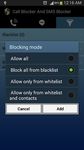 Chặn cuộc gọi và chặn SMS ảnh màn hình apk 