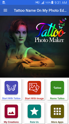 Tattoo Name on my Photo Editor : Tattoo maker APK - Free download app for  Android