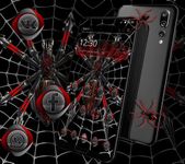 Gambar Dark Black Metal Spider Theme 