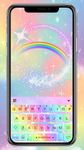 Galaxy Rainbow Toetsenbord Thema screenshot APK 4