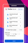 Firefox Send の画像