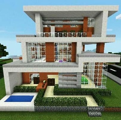 Modern House For Minecraft 350 Best Design 1mobile Market - Modern House Decorating Ideas Minecraft