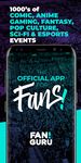 FAN GURU: Events, Conventions, Communities, Fandom captura de pantalla apk 