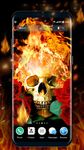 Imej %Flaming Skull Live Wallpaper for Free 2