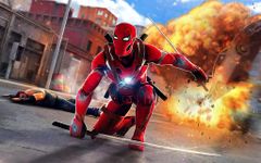 Superhero Iron Ninja Battle: City Rescue Fight Sim ekran görüntüsü APK 5