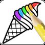 jeu de coloriage de la crème glacée