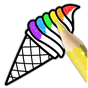 Ice Cream Coloring Game