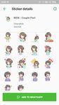 Tangkapan layar apk Couple Anime Sticker For Whatsapp 1