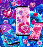 Скриншот 7 APK-версии Diamond rose glitter live wallpaper