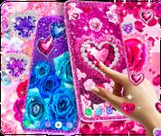 Diamond rose glitter live wallpaper ekran görüntüsü APK 5