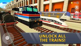 Captura de tela do apk Railway Station Craft: Simulador de Trem 2019 8