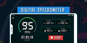 Compteur de vitesse et odomètre GPS: Digital-HUD capture d'écran apk 2