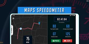 GPS Speedometer & Odometer: Digital-HUD Trip Meter screenshot apk 
