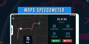 Compteur de vitesse et odomètre GPS: Digital-HUD capture d'écran apk 