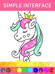 Animated Glitter Coloring Book - Unicorn의 스크린샷 apk 3