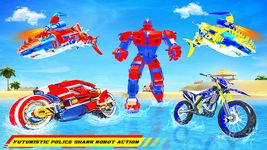 Flying US Police Bike Transform Robot Bike Games의 스크린샷 apk 5