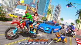 US Police Bike 2019 - Gangster Chase captura de pantalla apk 2