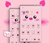 Pink Cartoon Piggy Kawaii Theme の画像3