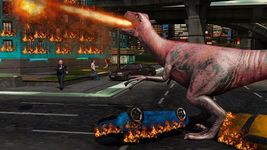Captura de tela do apk Dino Caçando Cidade Ataque Desordem Dinossauro 2