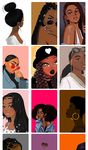 Melanin-Hintergründe: Girly, Cute, Girls Screenshot APK 1