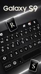 Captură de ecran S9 Black Temă tastatură apk 2