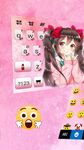 Chủ Đề Bàn Phím Anime Pink Girl ảnh màn hình apk 2